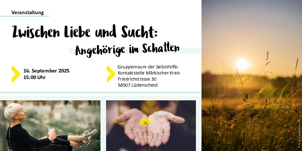 Flyer mit Ausschreibungstext zur Veranstaltung