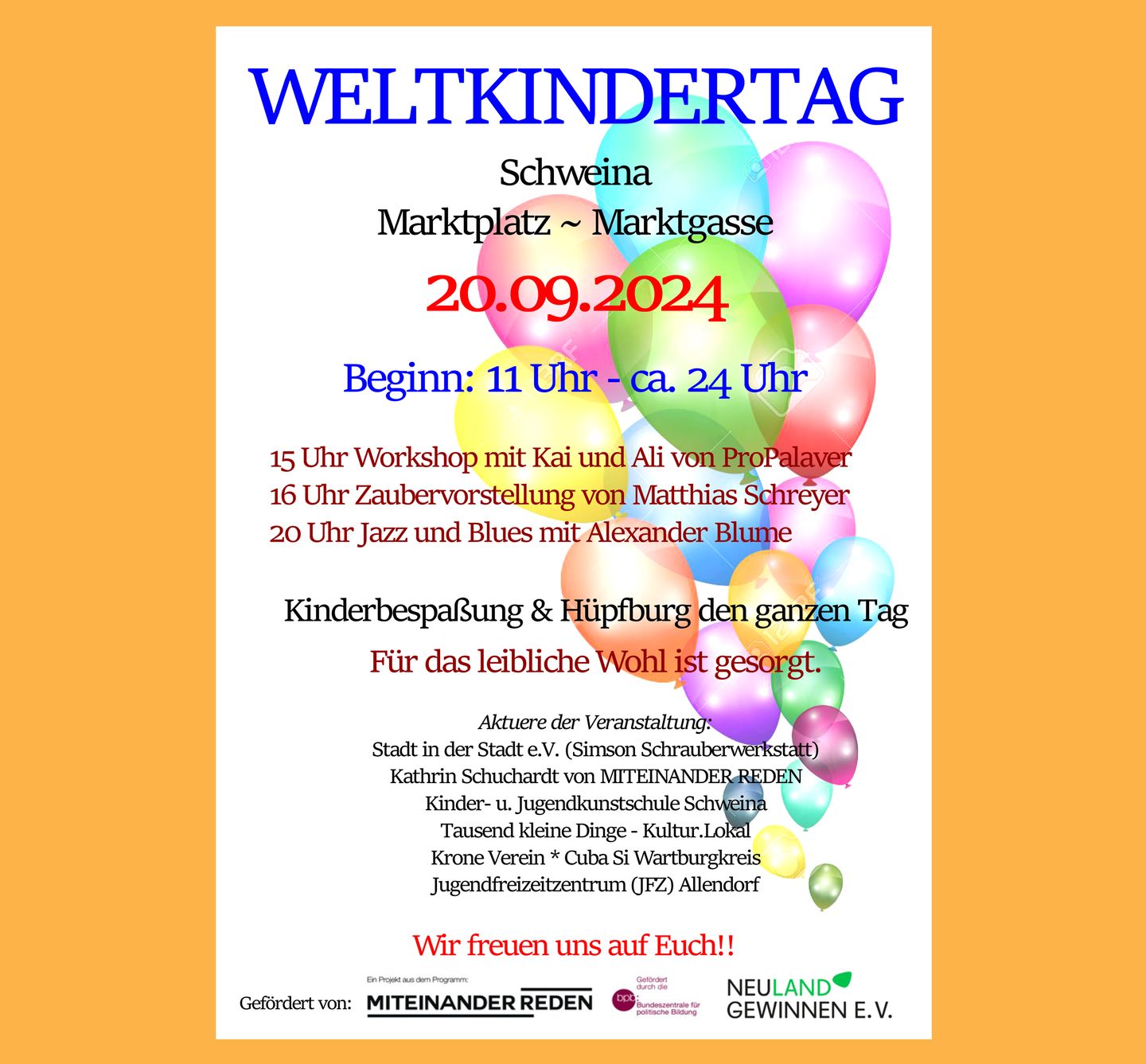 Plakat zum Fest