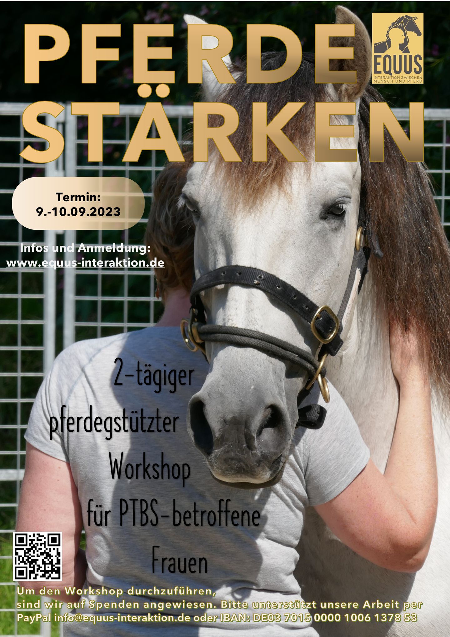 Ankündigung Workshop Pferde Stärken: Mit PS gegen PTBS