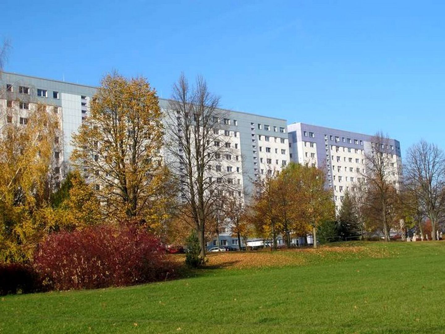 Ein optischer Eindruck aus dem Heckert-Gebiet, Stadtteil Morgenleite