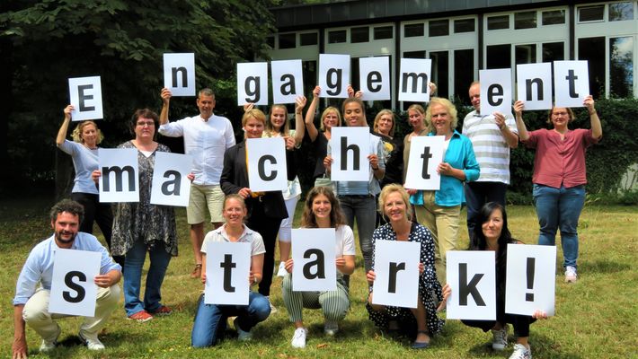 Treffen der Qualifizierungsgruppe Ehrenamtskoordination zum ersten Schulungstermin