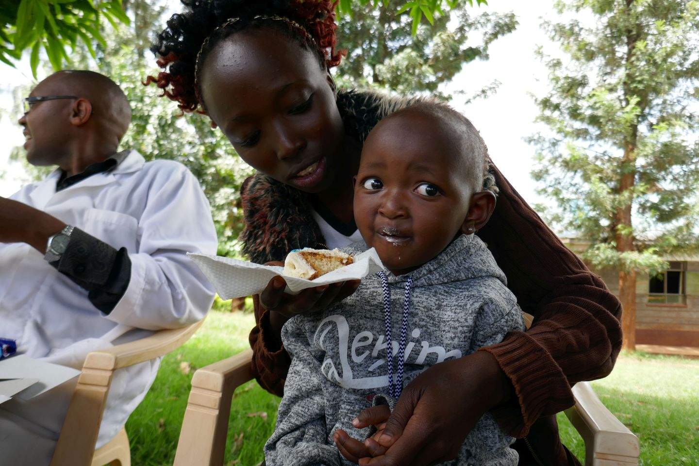 Mutter und Kind in Kenia