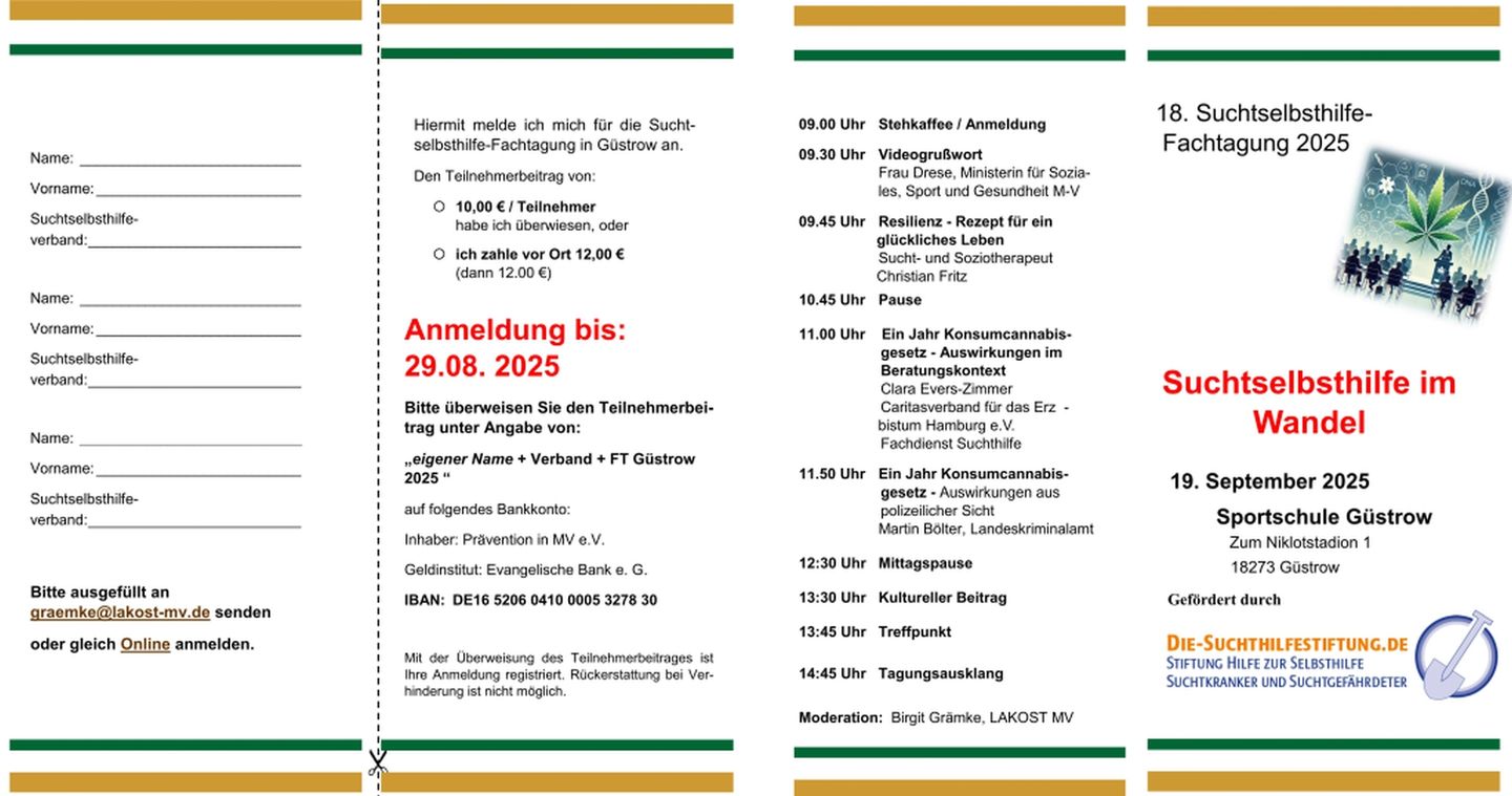 Sie sehen einen Flyer