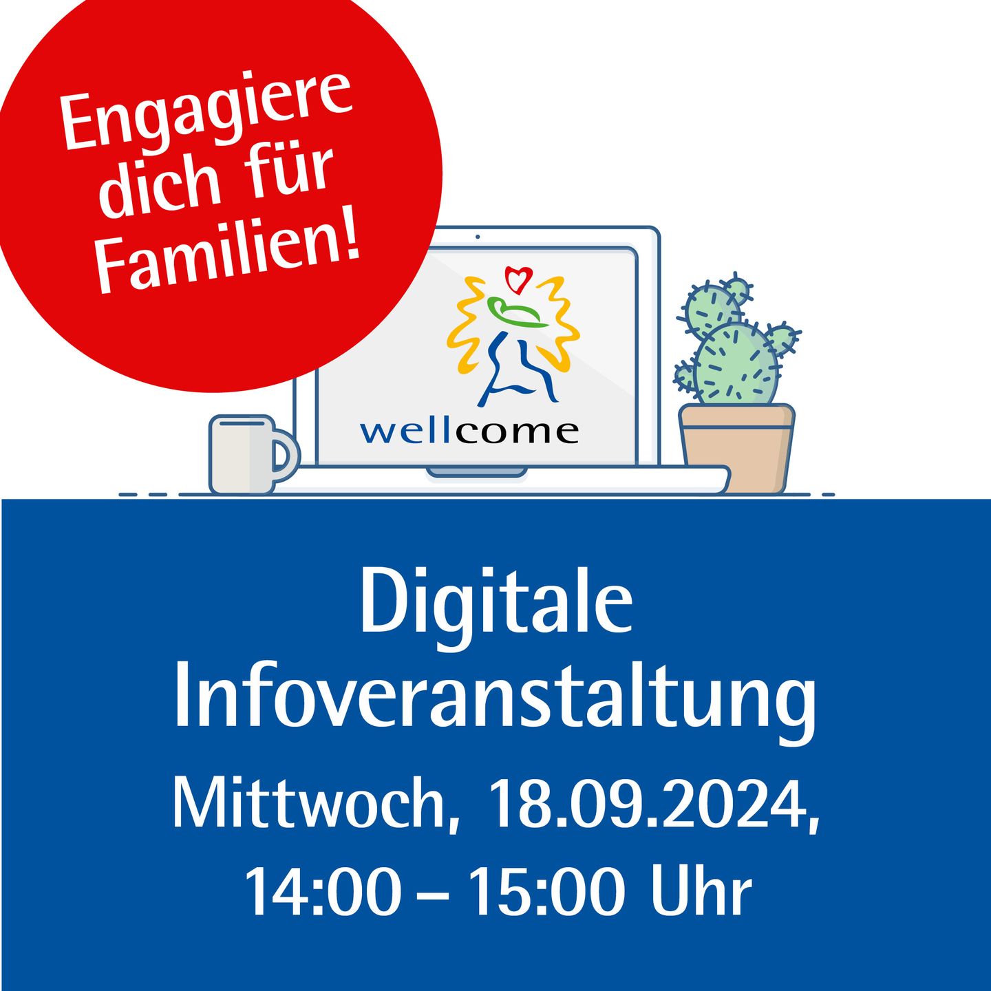 Logo von wellcome - Praktische Hilfe nach der Geburt