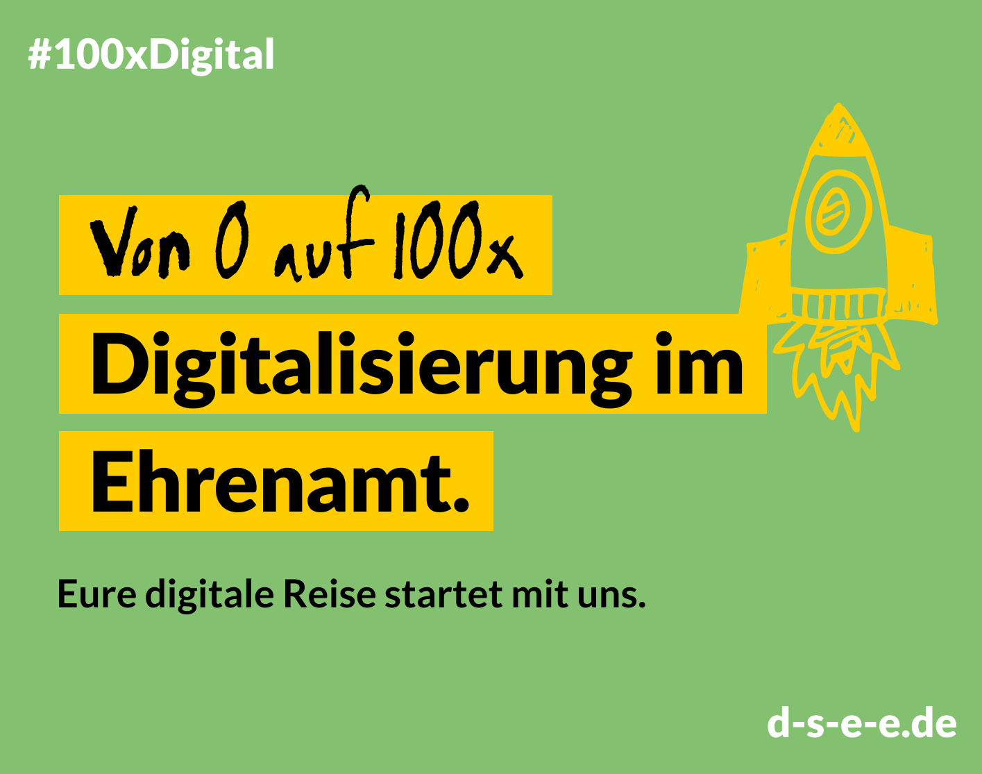 Von 0 auf 100. Digitalisierung im Ehrenamt.