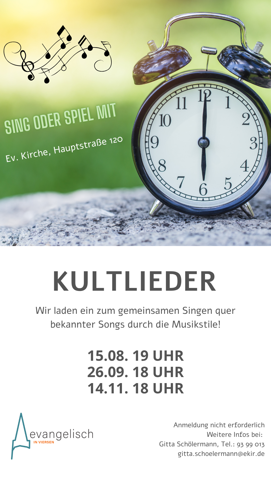 Einfach kommen und mitsingen