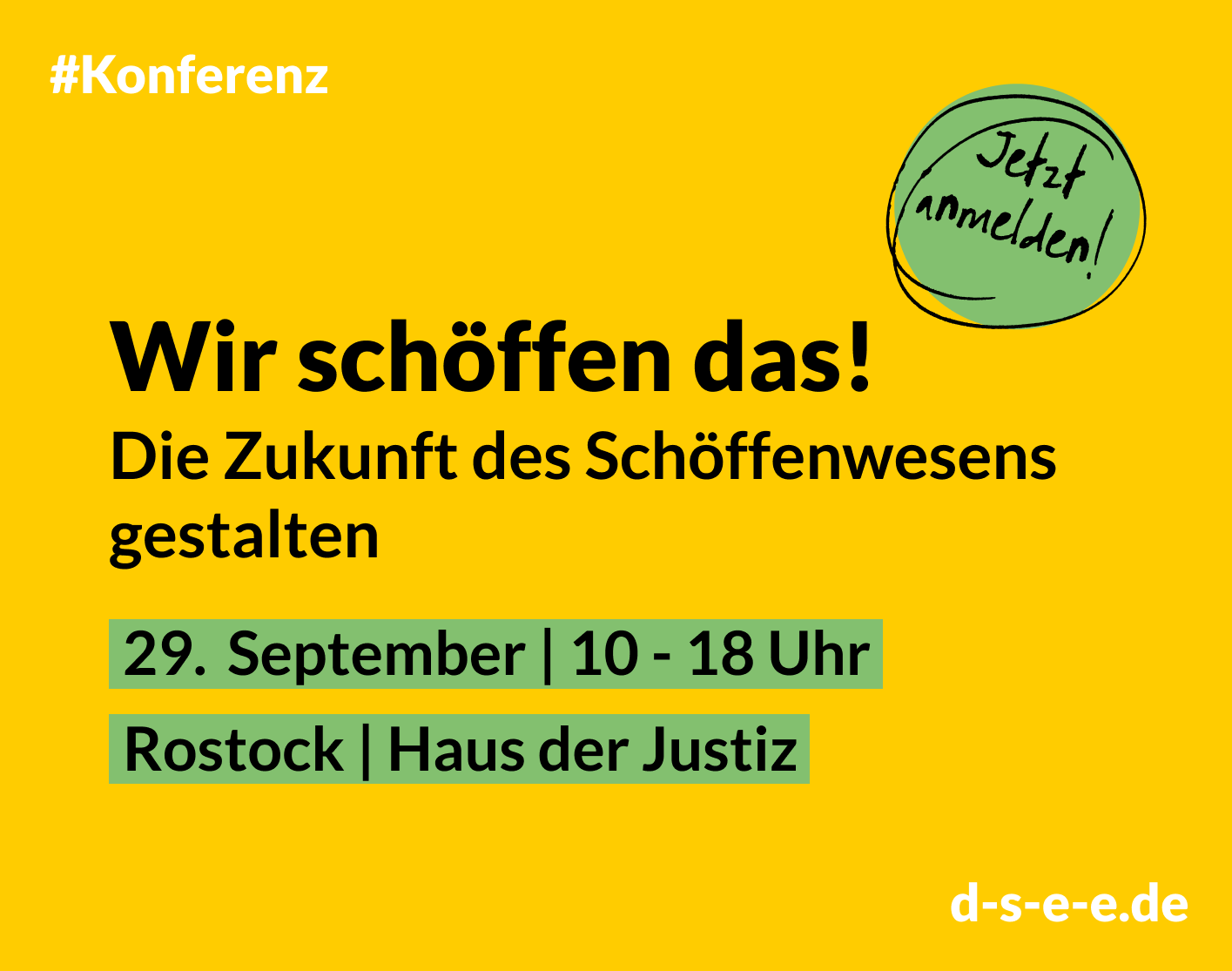 Wir schöffen das. Die Zukunft des Schöffenwesens gestalten
