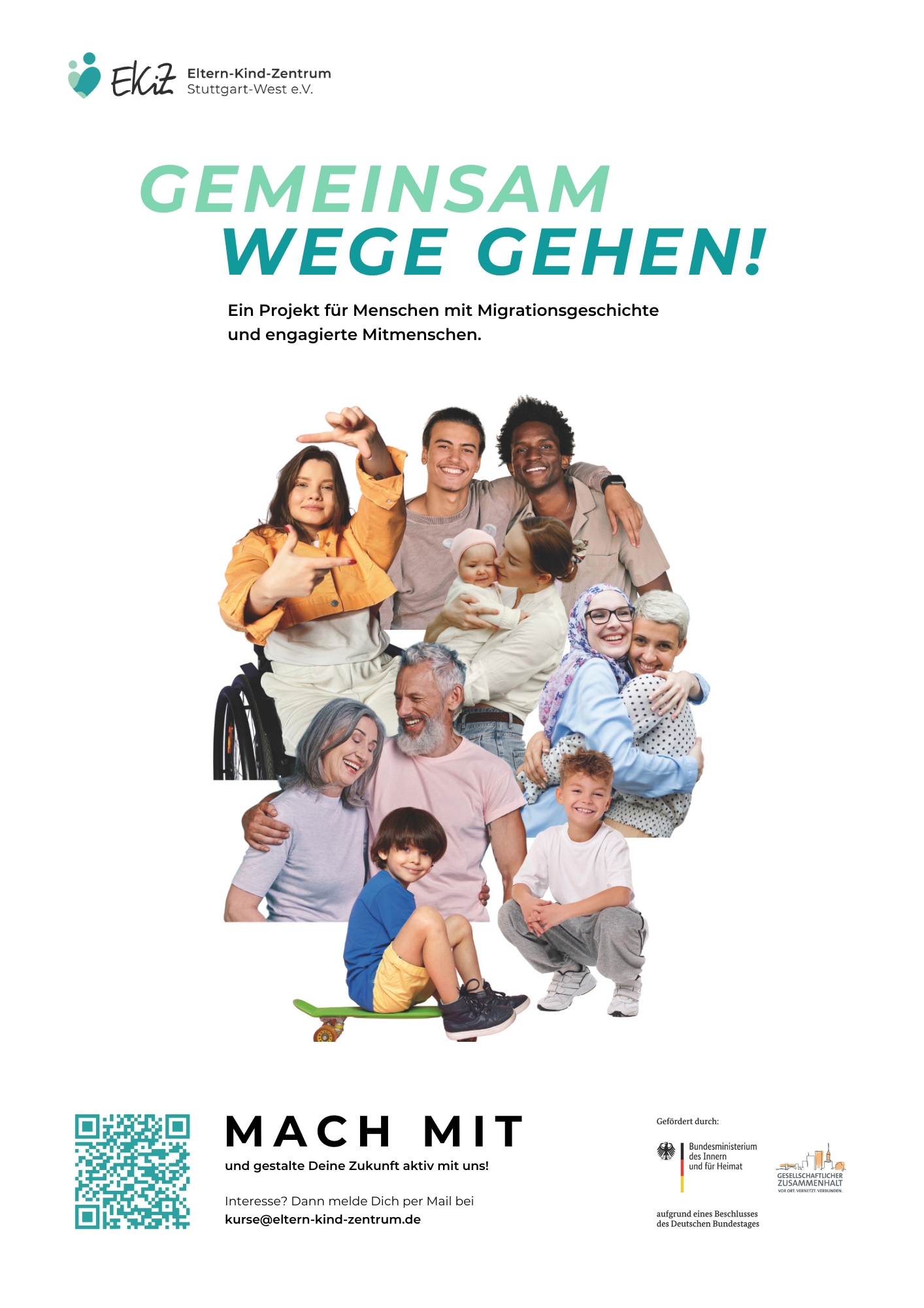 Plakat Gemeinsam Wege Gehen 