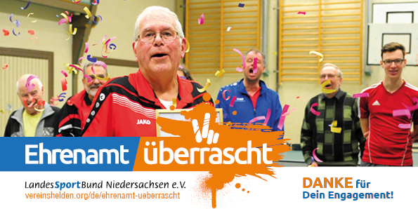 Ehrenamt überrascht im Sportverein VT Uniion Groß Ilsede