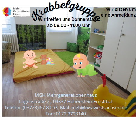 Ein Foto von dem Raum der Krabbelgruppe