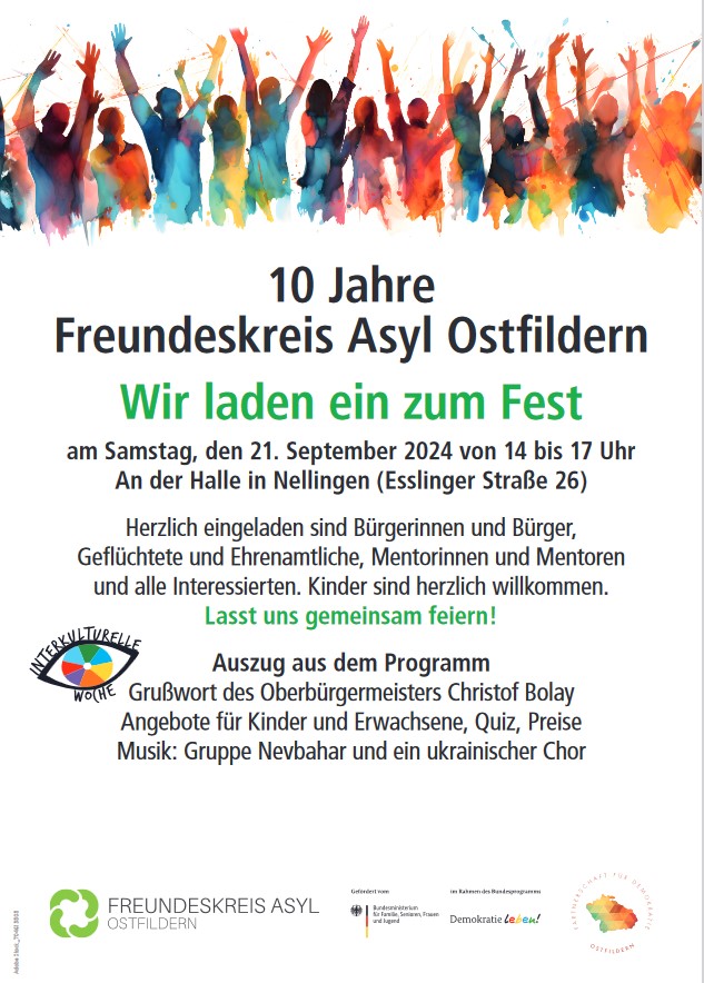 Die Abbildung lädt ein zum Fest am 21. September 2024.