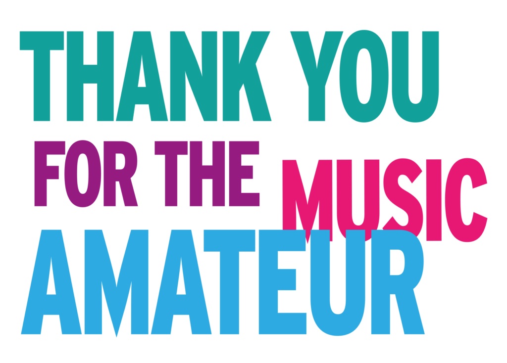 Logo THANK YOU FOR THE (AMATEUR-) MUSIC!