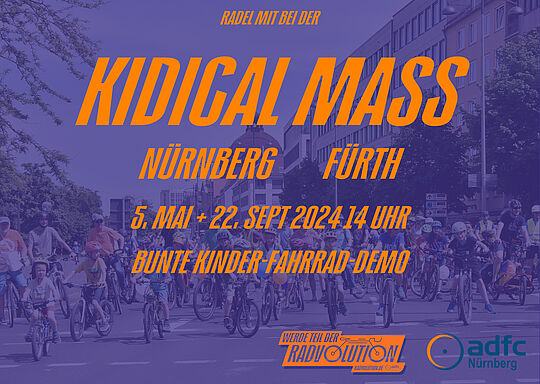 Kidical Mass: Kinder-Fahrrad-Demo - Kinder aufs Rad 