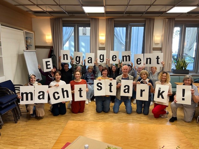 Internationales Frauencafé Gruppe Ehrenamtlicher und Hauptamtlicher 