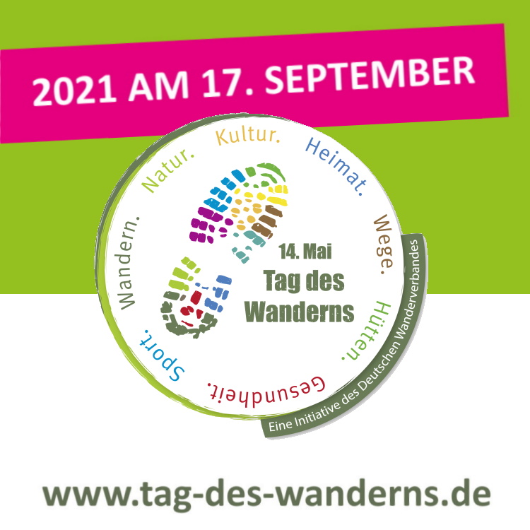 Logo „Tag des Wanderns“ 2021
