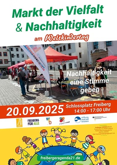 Bild mit Schrift Markt der Vielfalt